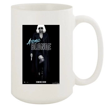 Charlize Theron 15oz White Mug