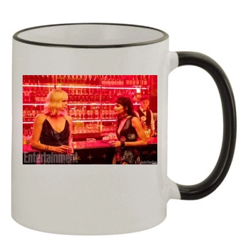 Charlize Theron 11oz Colored Rim & Handle Mug