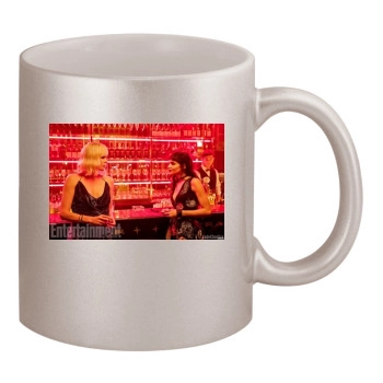 Charlize Theron 11oz Metallic Silver Mug