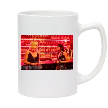 Charlize Theron 14oz White Statesman Mug