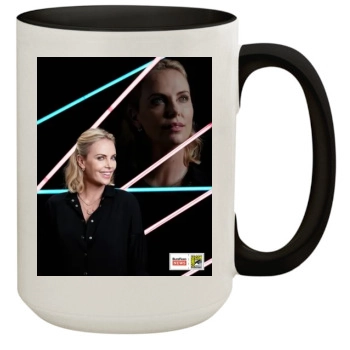 Charlize Theron 15oz Colored Inner & Handle Mug