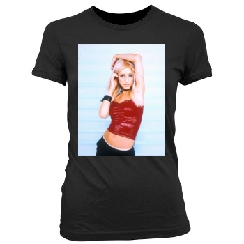 Christina Aguilera Women's Junior Cut Crewneck T-Shirt