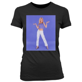 Christina Aguilera Women's Junior Cut Crewneck T-Shirt