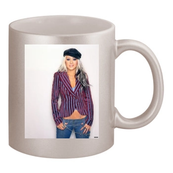 Christina Aguilera 11oz Metallic Silver Mug