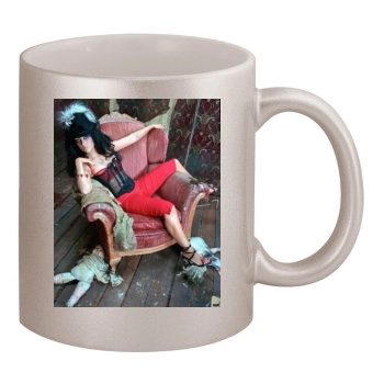 Christina Aguilera 11oz Metallic Silver Mug