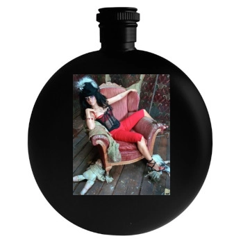 Christina Aguilera Round Flask