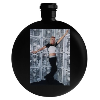 Christina Aguilera Round Flask