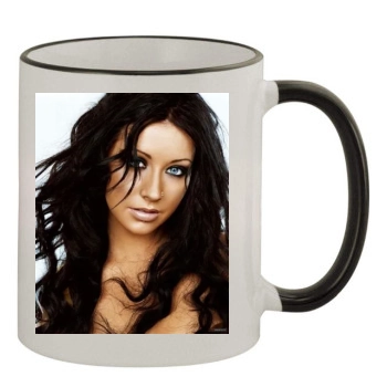 Christina Aguilera 11oz Colored Rim & Handle Mug