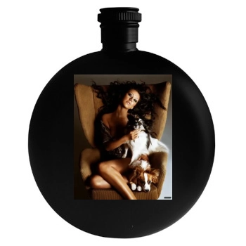 Christina Aguilera Round Flask