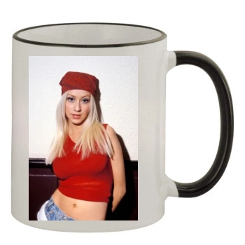 Christina Aguilera 11oz Colored Rim & Handle Mug