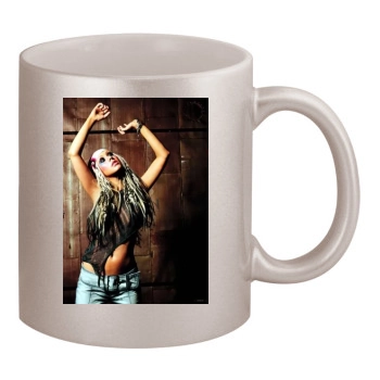 Christina Aguilera 11oz Metallic Silver Mug