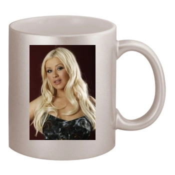 Christina Aguilera 11oz Metallic Silver Mug