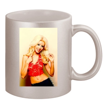 Christina Aguilera 11oz Metallic Silver Mug