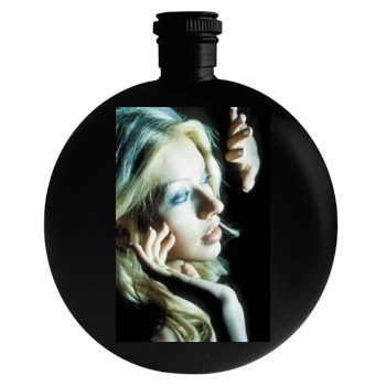 Christina Aguilera Round Flask