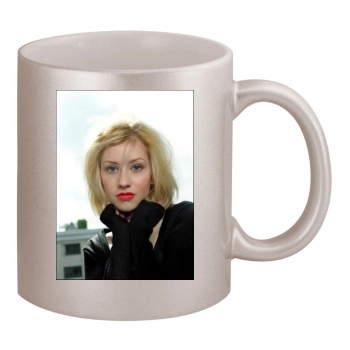 Christina Aguilera 11oz Metallic Silver Mug