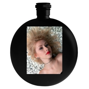 Christina Aguilera Round Flask