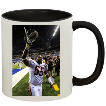 Chicago Bears 11oz Colored Inner & Handle Mug