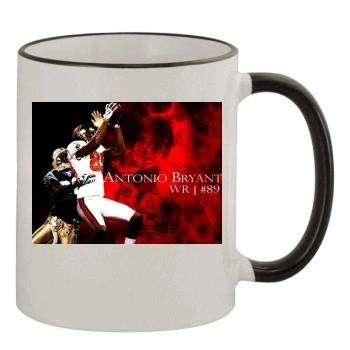 Tampa Bay Buccaneers 11oz Colored Rim & Handle Mug