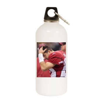 Washington Redskins White Water Bottle With Carabiner