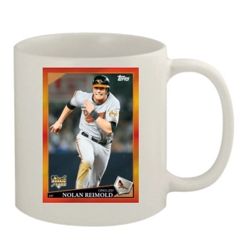 Baltimore Orioles 11oz White Mug