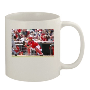 Cincinnati Reds 11oz White Mug