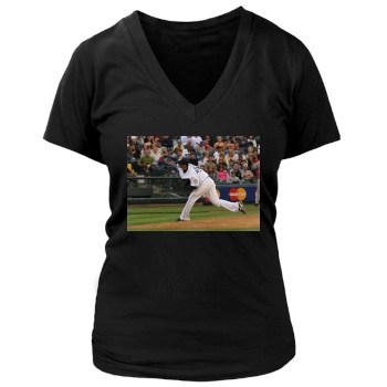 Felix Hernandez Women's Deep V-Neck TShirt