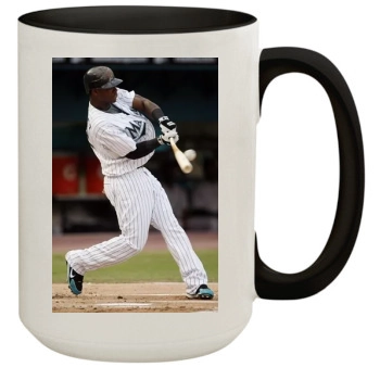 Florida Marlins 15oz Colored Inner & Handle Mug