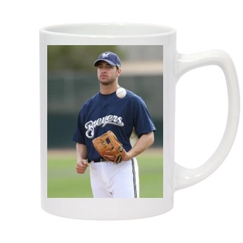 Ryan Braun 14oz White Statesman Mug