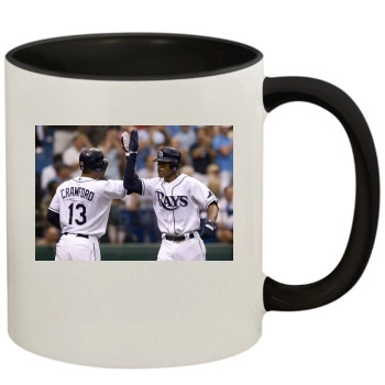 Tampa Bay Rays 11oz Colored Inner & Handle Mug