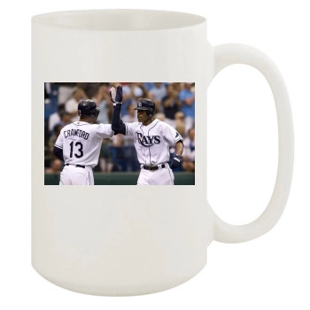 Tampa Bay Rays 15oz White Mug