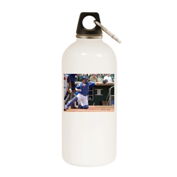 Ted Lilly White Water Bottle With Carabiner