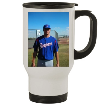 Texas Rangers Stainless Steel Travel Mug