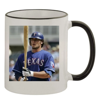 Texas Rangers 11oz Colored Rim & Handle Mug