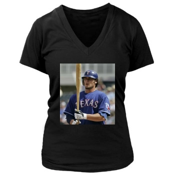 Texas Rangers Women's Deep V-Neck TShirt