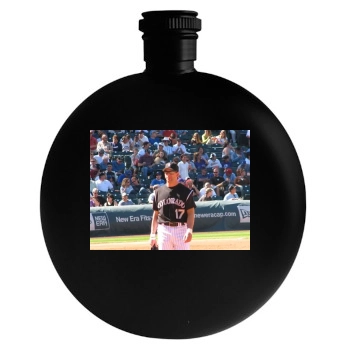 Todd Helton Round Flask