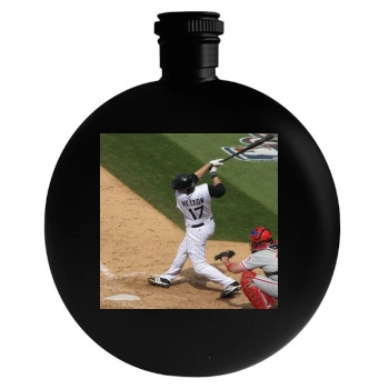 Todd Helton Round Flask