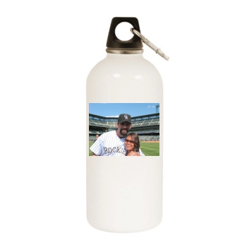 Todd Helton White Water Bottle With Carabiner