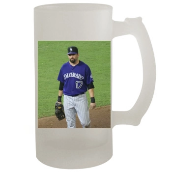 Todd Helton 16oz Frosted Beer Stein