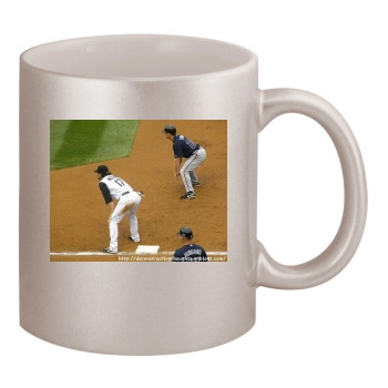 Todd Helton 11oz Metallic Silver Mug