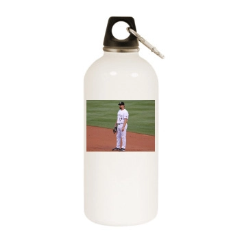 Todd Helton White Water Bottle With Carabiner