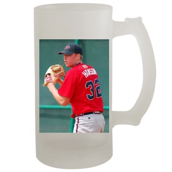 Tommy Hanson 16oz Frosted Beer Stein