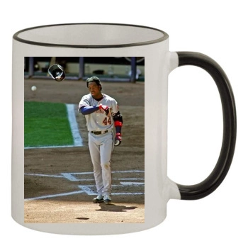 Washington Nationals 11oz Colored Rim & Handle Mug