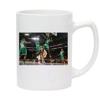 Boston Celtics 14oz White Statesman Mug