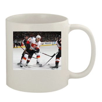 Calgary Flames 11oz White Mug