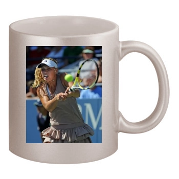 Caroline Wozniacki 11oz Metallic Silver Mug