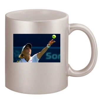 Caroline Wozniacki 11oz Metallic Silver Mug