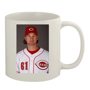 Cincinnati Reds 11oz White Mug