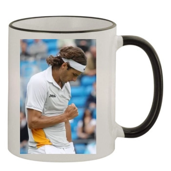 Feliciano Lopez 11oz Colored Rim & Handle Mug