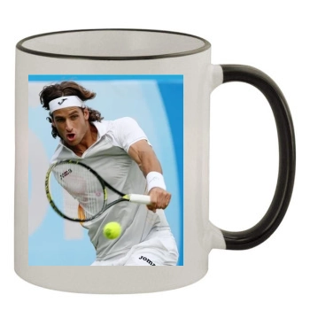 Feliciano Lopez 11oz Colored Rim & Handle Mug