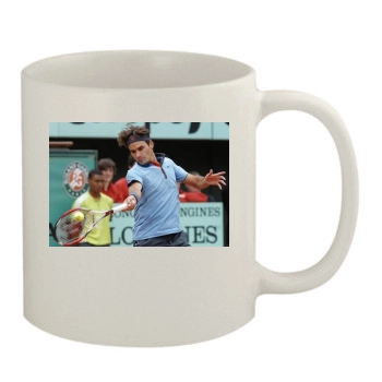 Roger Federer 11oz White Mug
